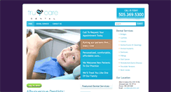 Desktop Screenshot of abqdentists.net